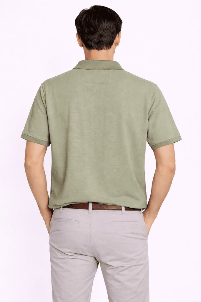 Roballi Men's Cotton T-Shirt - Green (S) 2