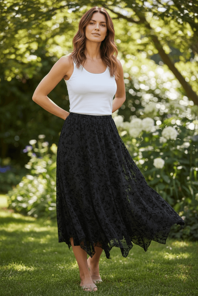 MZR Polyester Skirt - Black (S) 2
