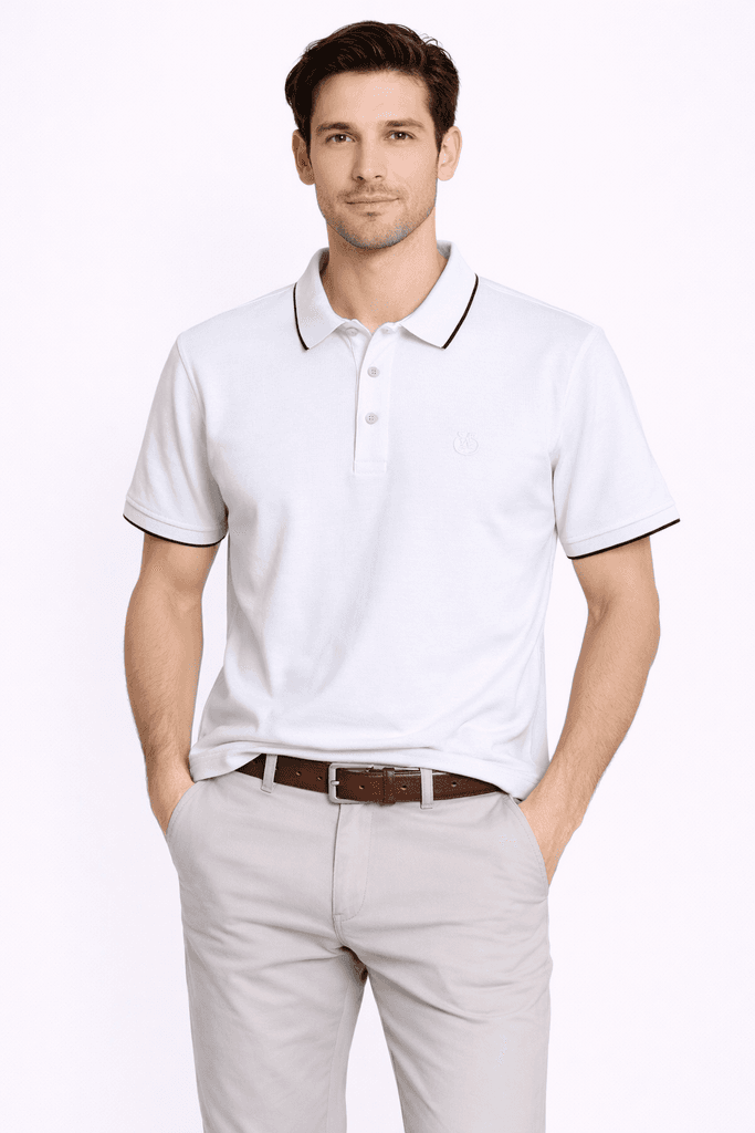 Roballi Men's Cotton T-Shirt - White (S)