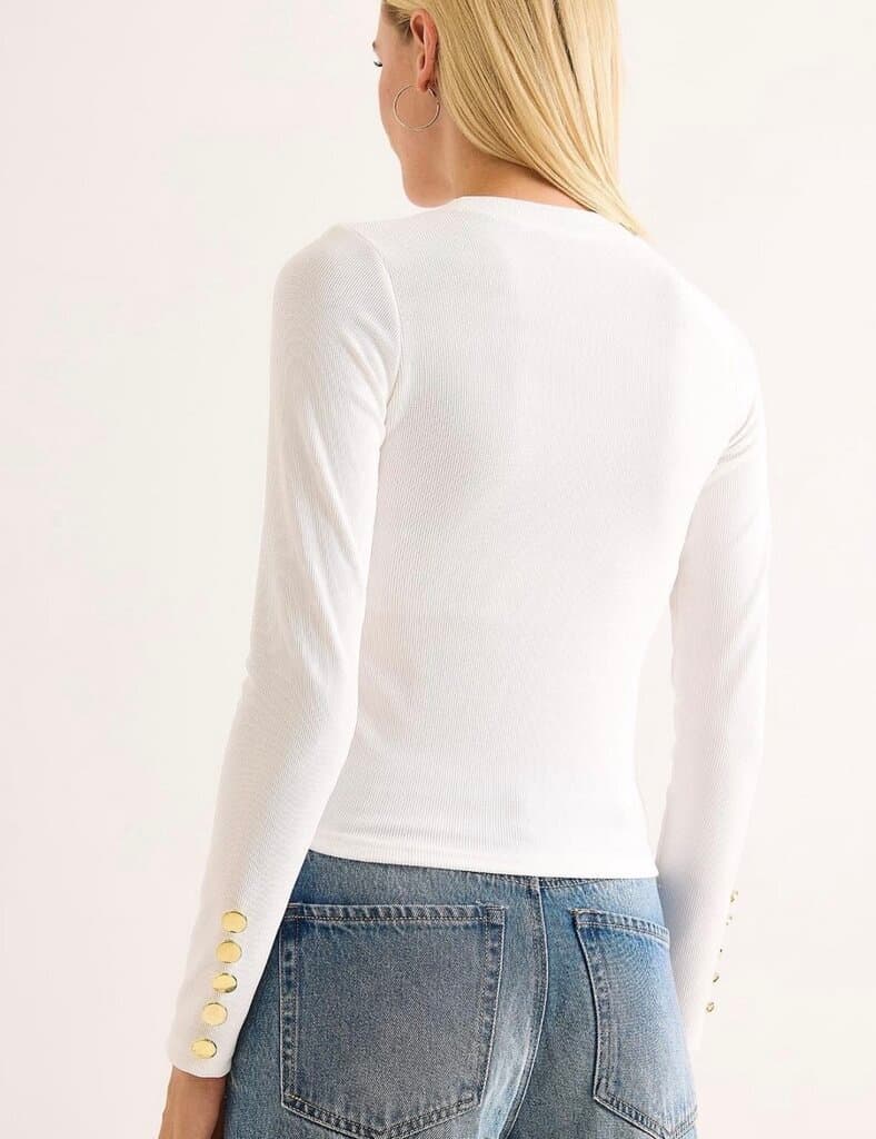 Cazibe Women's Blouse - White (S) 3