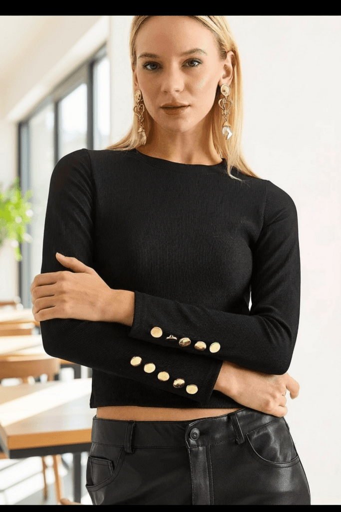 Cazibe Women's Blouse - Black (S)