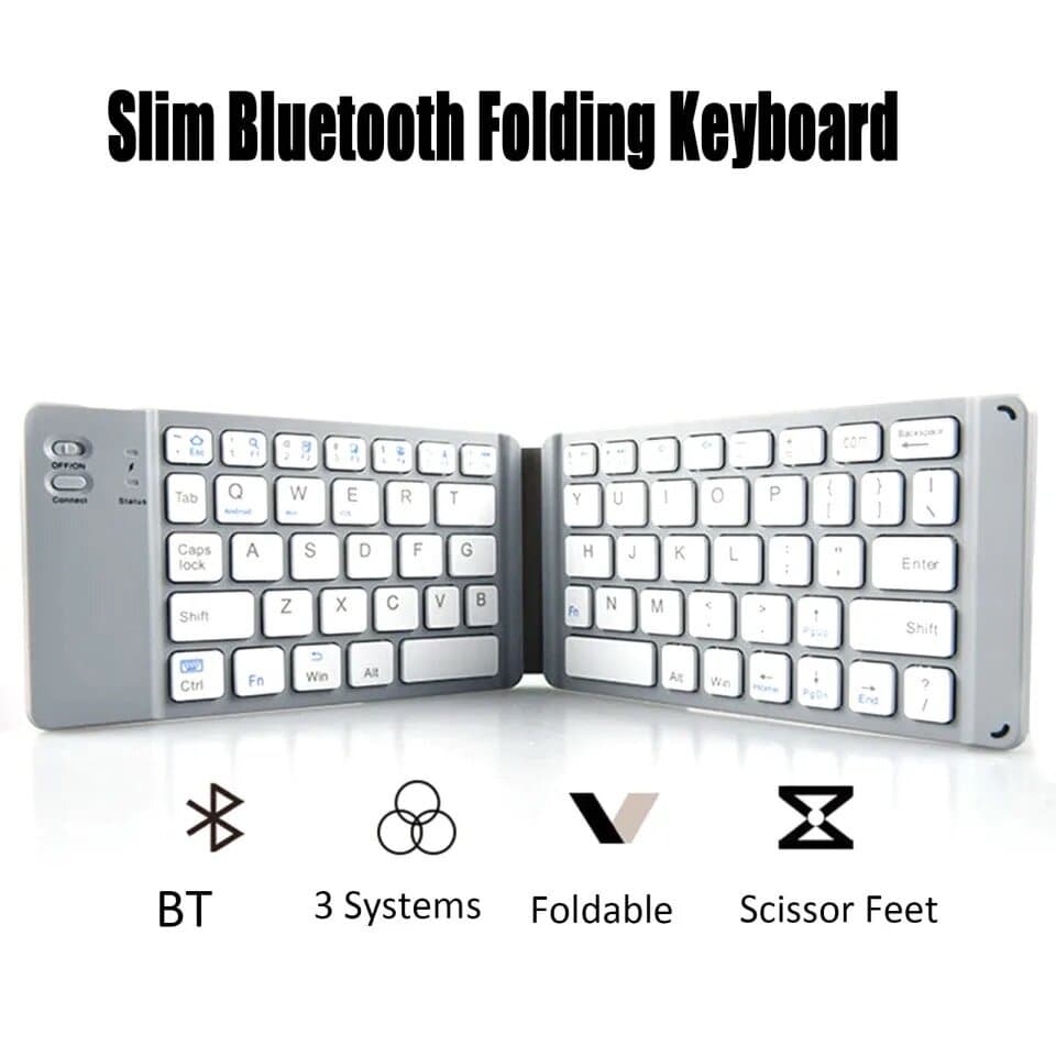 JEQANG JB-829 Wireless Bluetooth Folding Keyboard 4