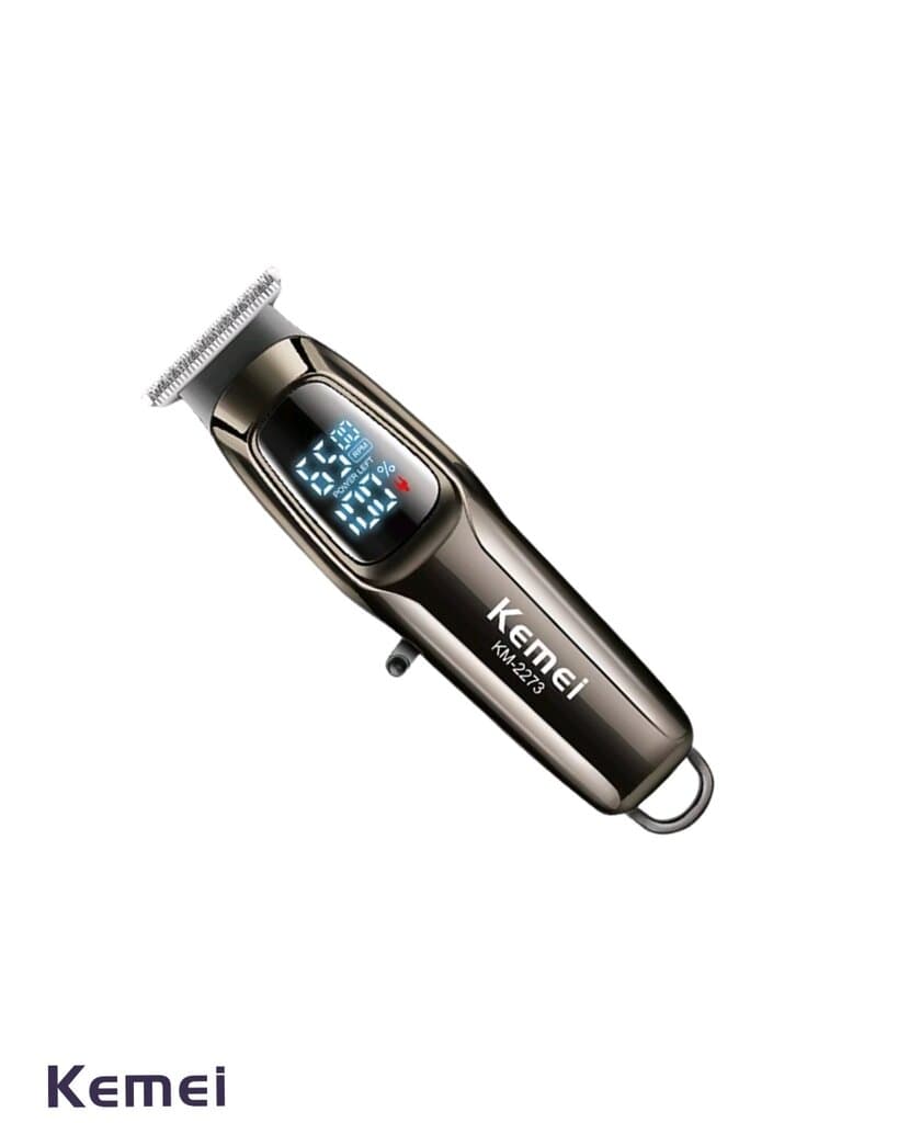 Kemei KM-2273 Professional Metal Body Hair Trimmer with LED Display 2
