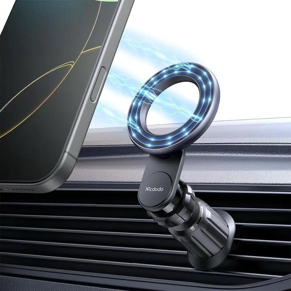 Mcdodo Magnetic Air Vent Car Mount – 360° Rotation & Strong Magnet 4