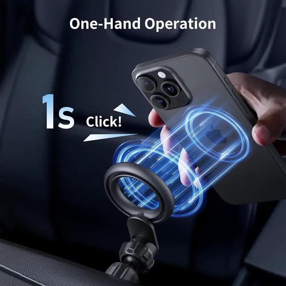 Mcdodo Magnetic Air Vent Car Mount – 360° Rotation & Strong Magnet 5