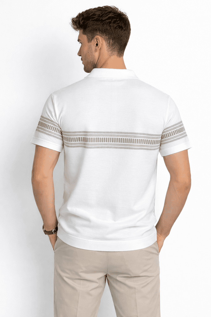 Indigo Park Men's Polyamide T-Shirt - White (S) 2