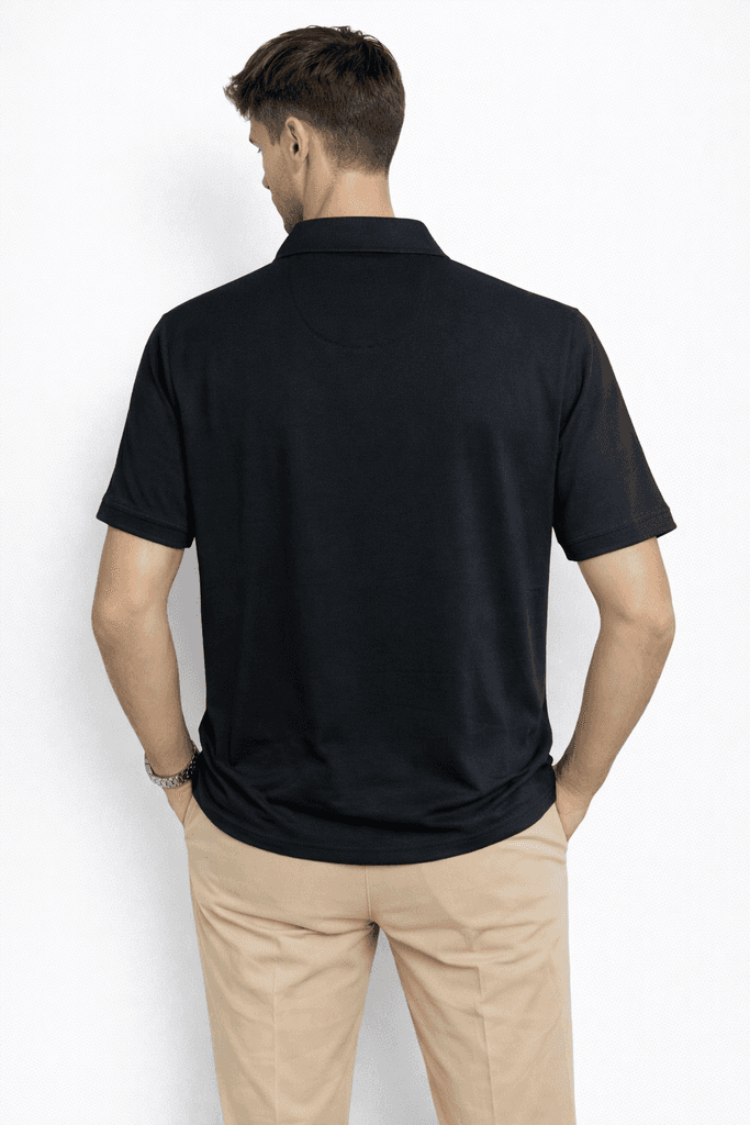Roballi Men's Viscose T-Shirt - Black (S) 2