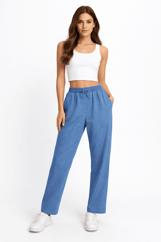 Resaam Women's Pants - Light Blue (38)