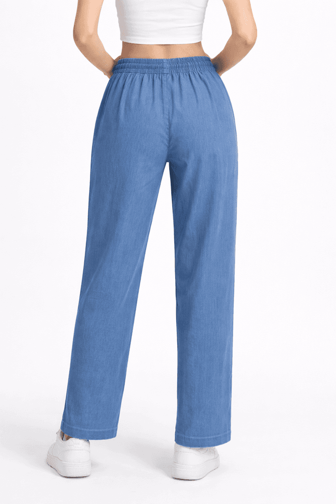 Resaam Women's Pants - Light Blue (38) 2