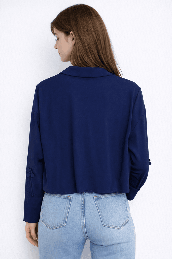 Actuel Women's Shirt - Navy Blue (S) 2