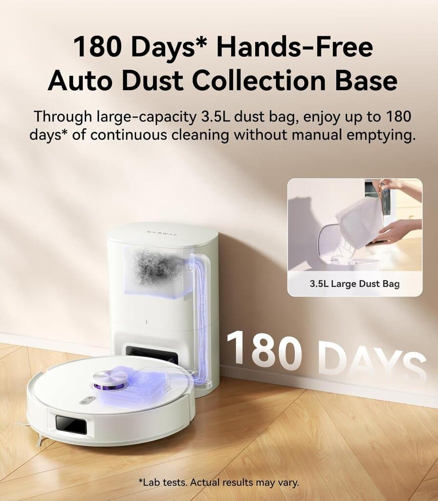 NARWAL Freo S Robot Vacuum Cleaner and Washer 8000Pa - White 3