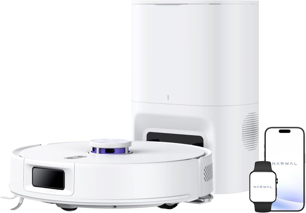 NARWAL Freo S Robot Vacuum Cleaner and Washer 8000Pa - White