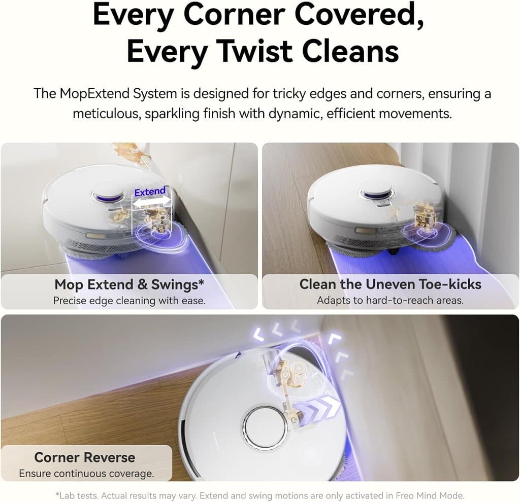 NARWAL Freo X10 Pro Robot Vacuum and Mop Combo - White 3