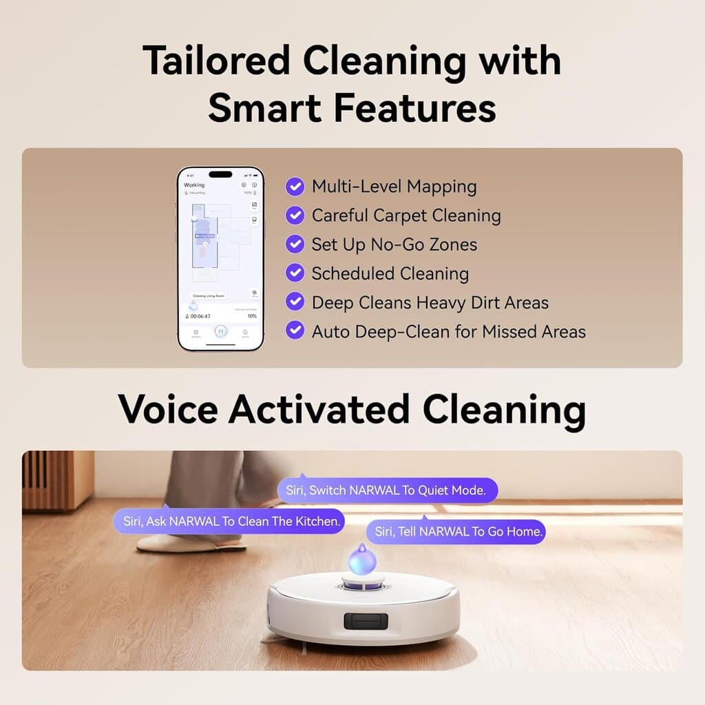NARWAL Freo X10 Pro Robot Vacuum and Mop Combo - White 10