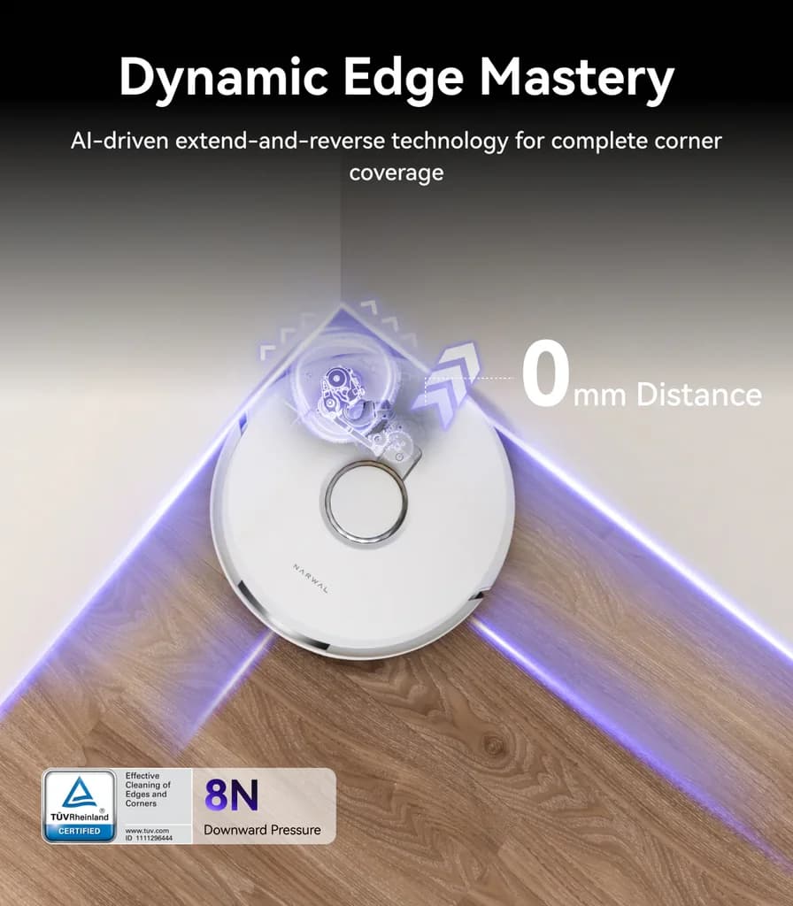 NARWAL Freo Z10 Ultra Robot Vacuum and Mop Combo - White 6