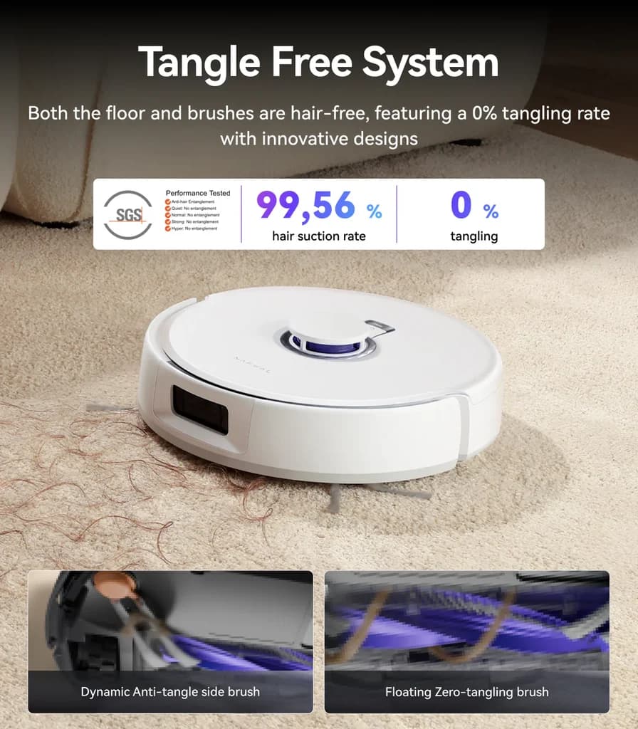 NARWAL Freo Z10 Ultra Robot Vacuum and Mop Combo - White 7