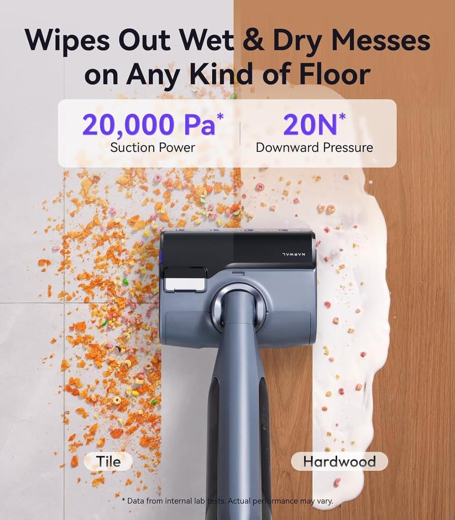 NARWAL S30 Pro Wet Dry Vacuum Cleaner with 20000Pa Suction - Gray 3