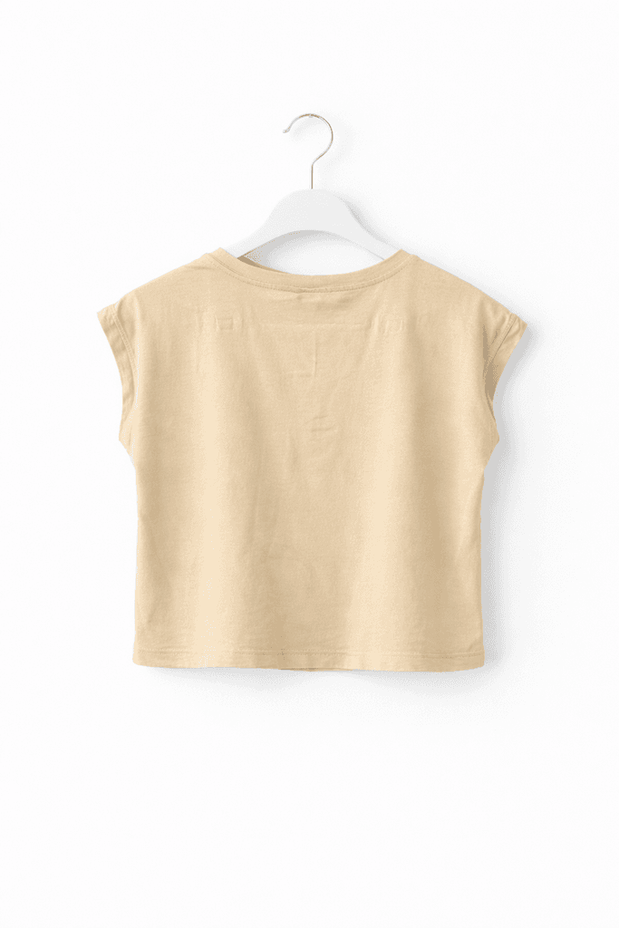 Pandax Girls Cotton Top & Short Set - Light Brown (7 Years) 2