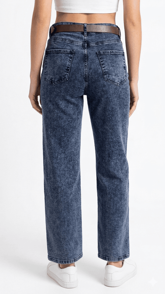 KDS Women's Jeans - Navy Blue Denim (28) 2