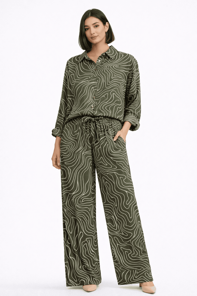 Blue Day's Women's Two Piece Set - Dark Green (38)