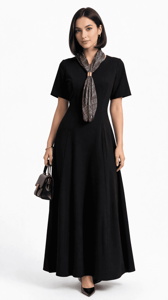 Şamdan Women's Dress - Black (38)