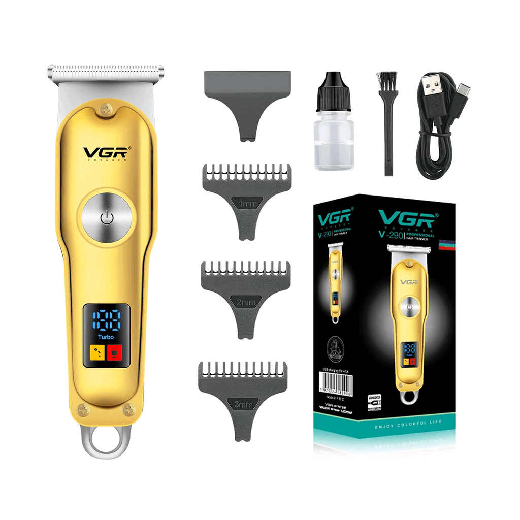 VGR V-290 Professional Hair Trimmer with LED Display and Turbo Mode Function. 2