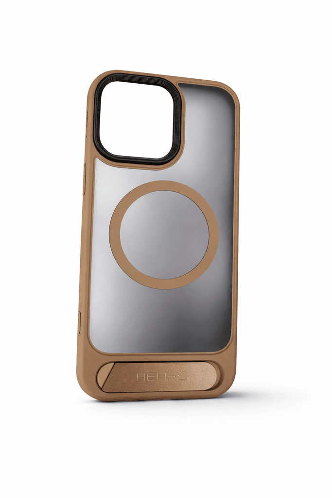 HENKS Premium MagSafe Protective Case for iPhone 16 Pro Max - Integrated Kickstand