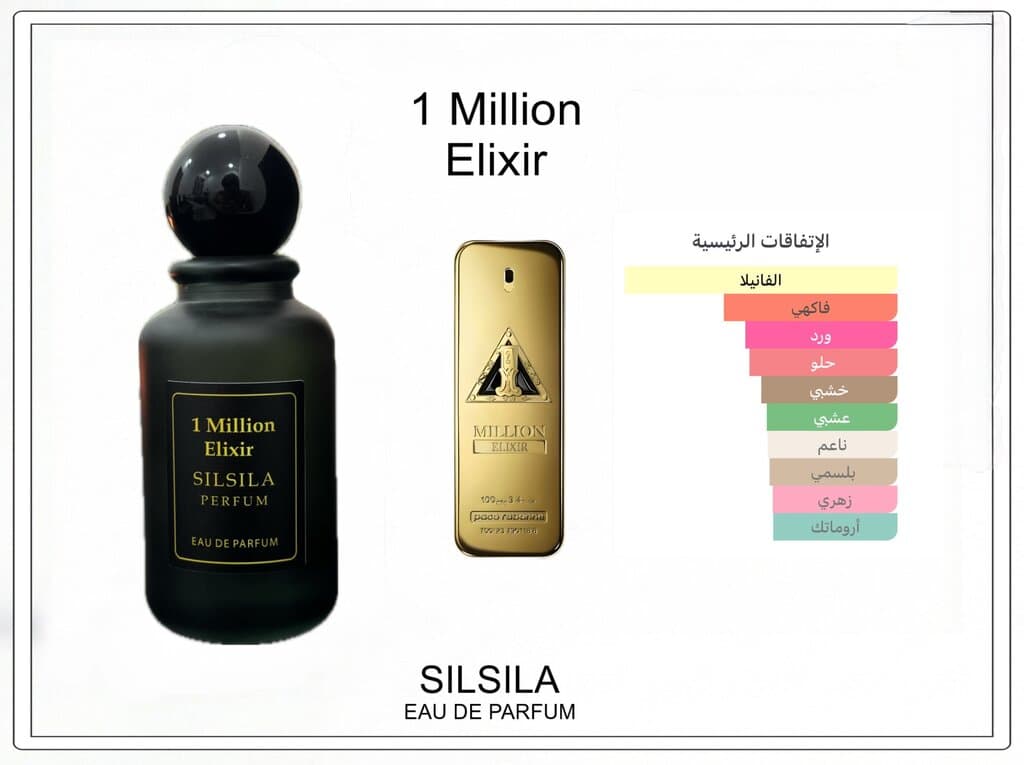 Paco Rabanne 1 Million Elixir Clone by Silsila - 100ml + Free Tester 2