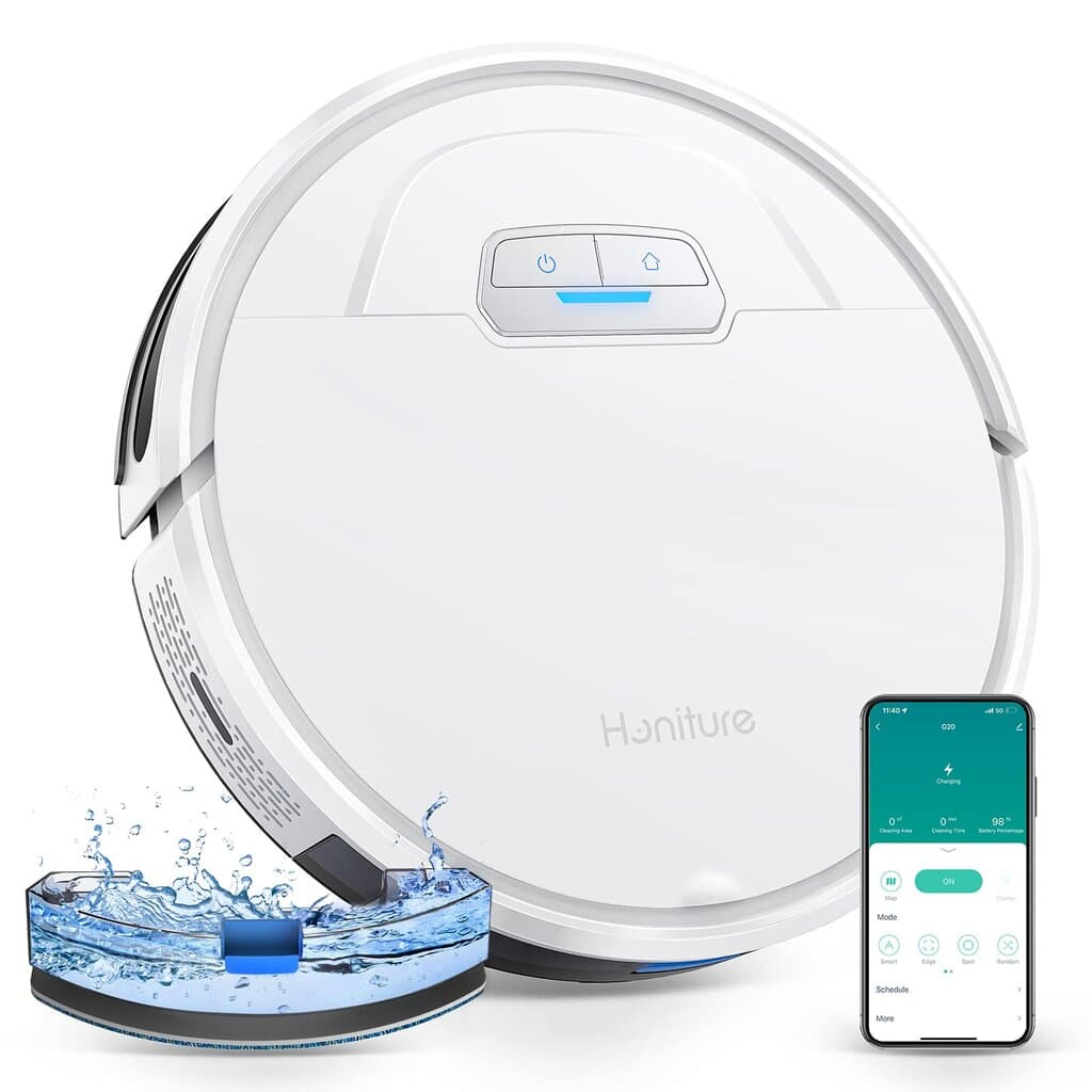 4-In-1 Smart Robot Vacuum Cleaner With Mop And Maps