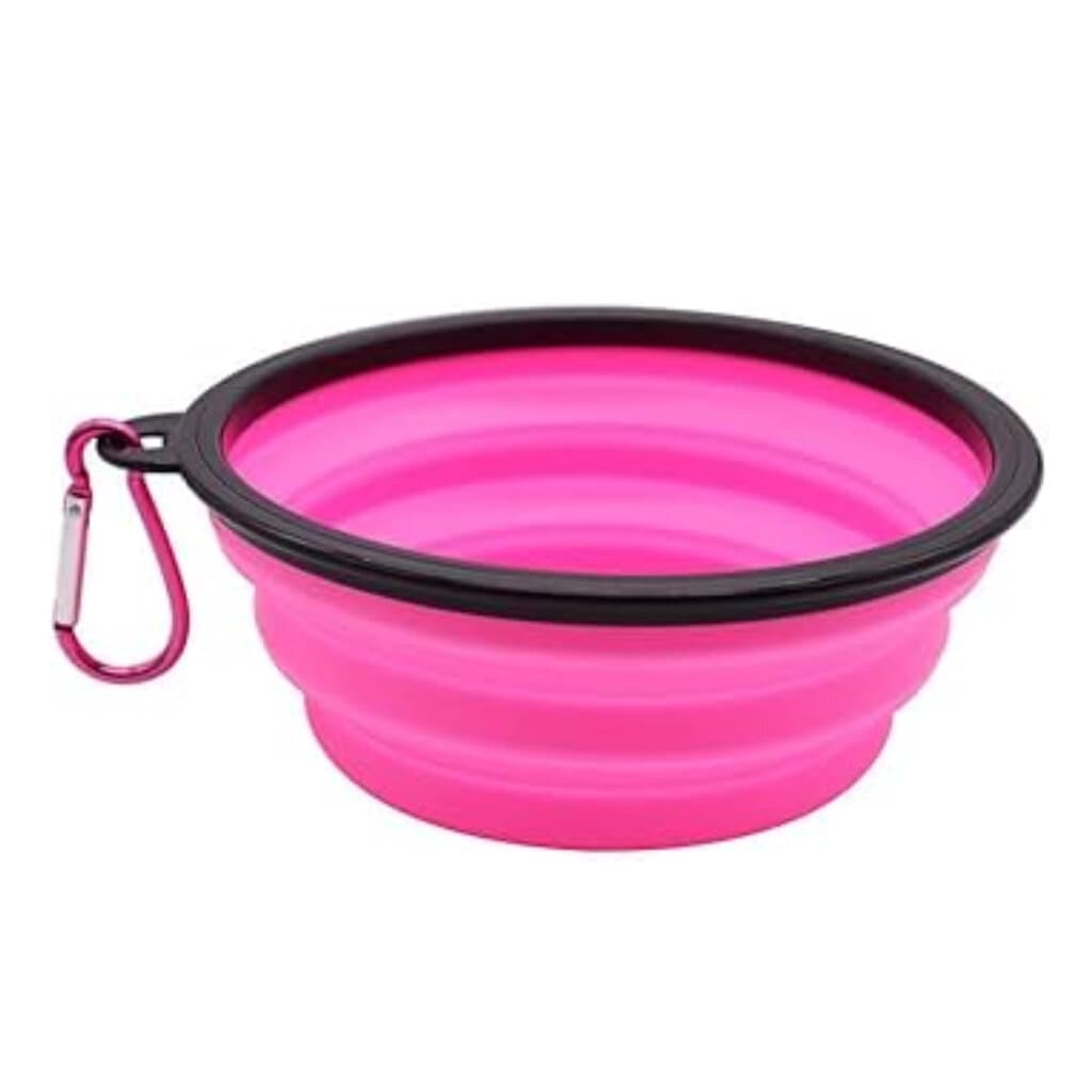Smart And Safe Double Pet Food Bowl (Pink)