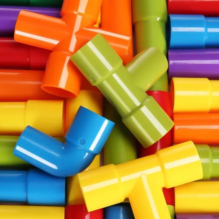 DIY Hands-on Disassembly and Assembly Pipe Building Blocks Educational Toy Set for Kids (3+ Ages) 4