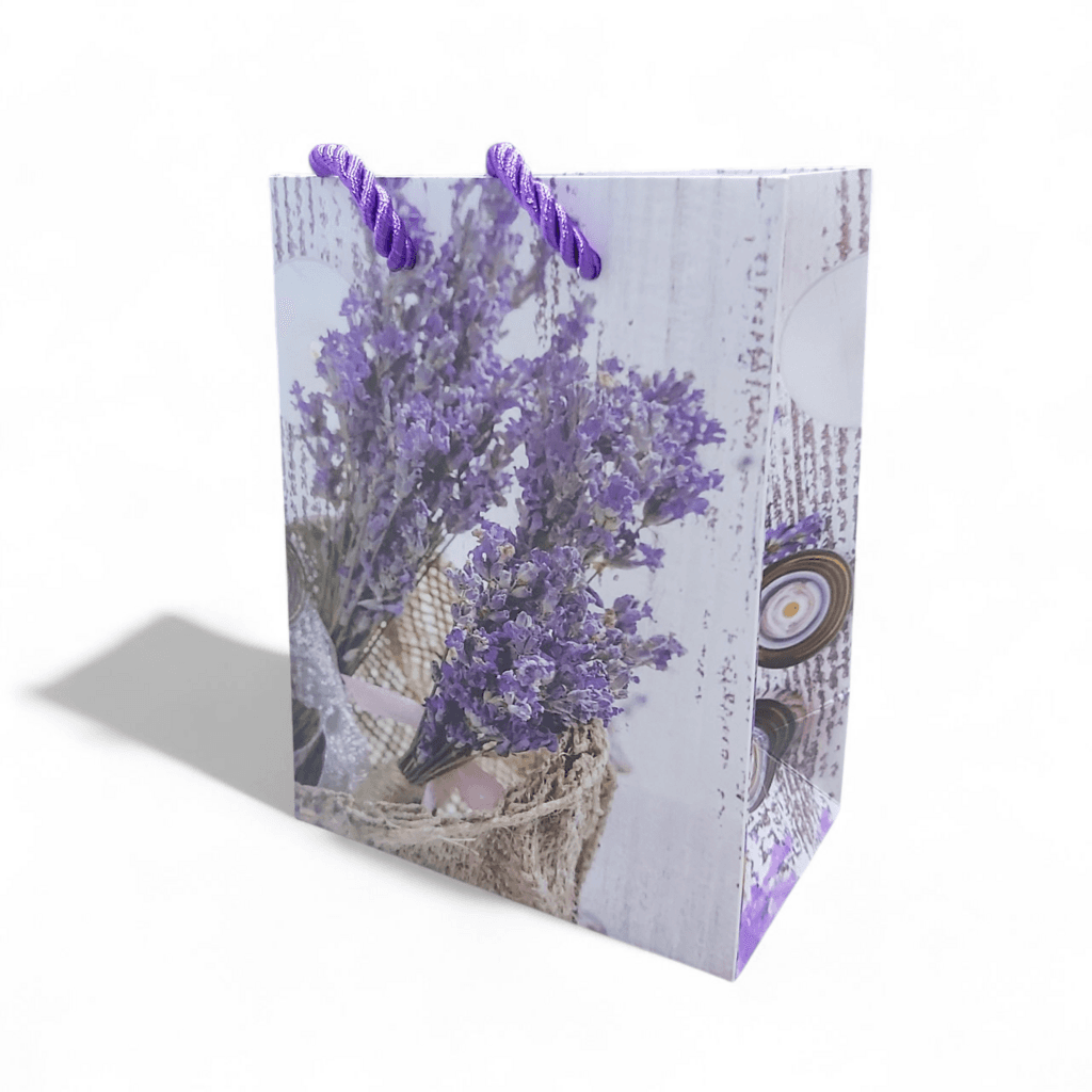 Lavender Gift Bag (White)