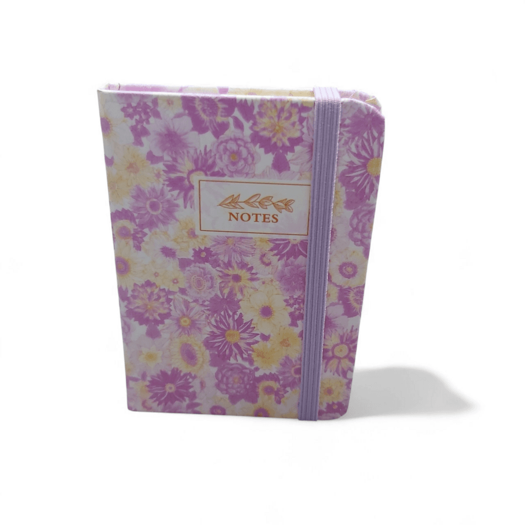 A7 Notebook - Pink Flowers