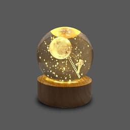 12cm LED Crystal Lamp - Astronaunt Shape — photo 2