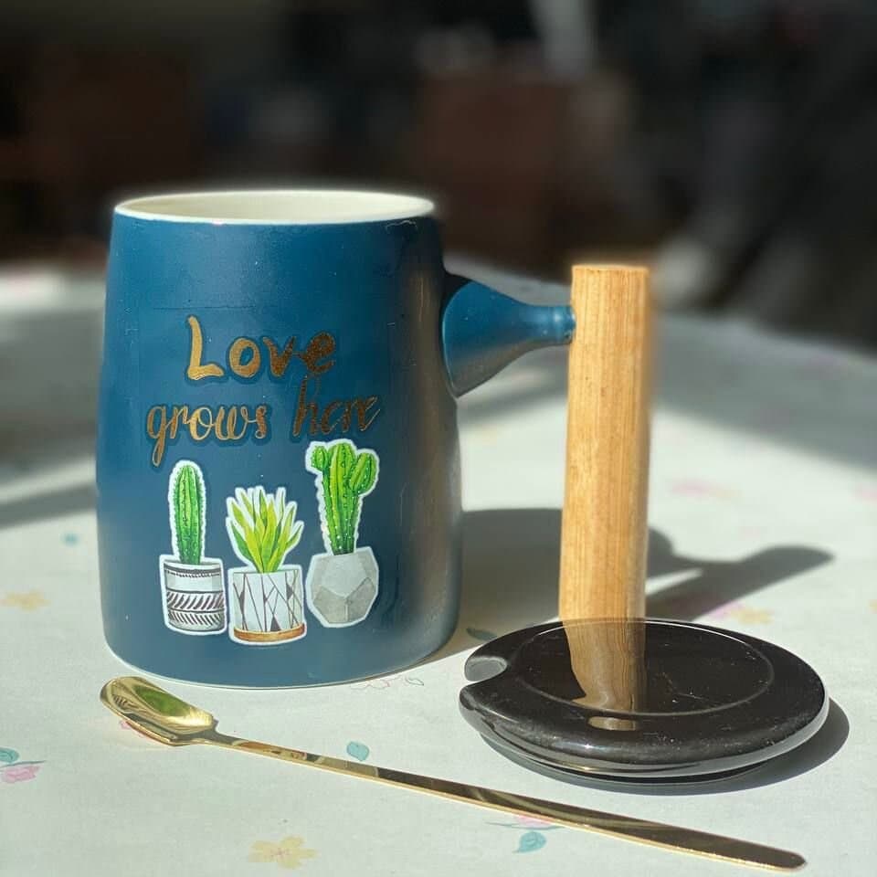 Ceramic Cup (Navy) 1