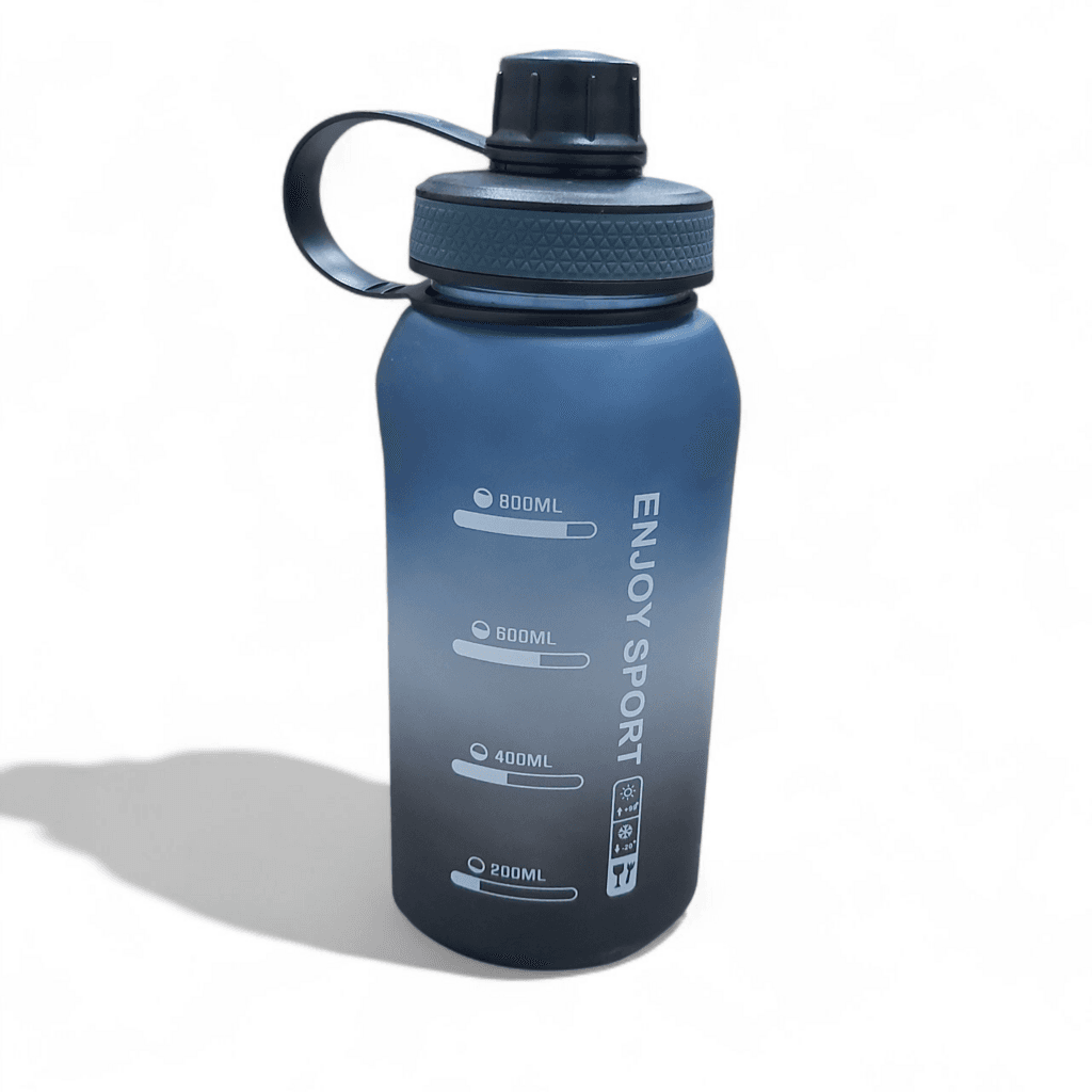 Sports Water Bottle 1100 ml (Black Gradinet)