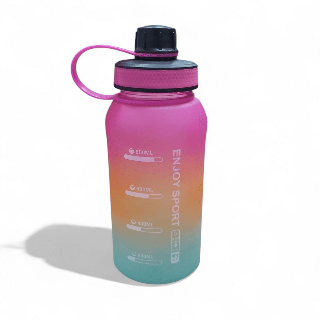 Sports Water Bottle 1100 ml (Pink Gradinet)