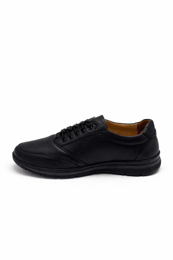 Men's Leather Shoes - Black (44) 3