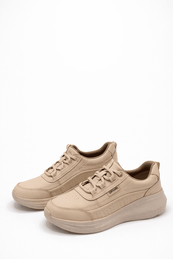 King Paolo Women's Leather Shoes - Light Brown (40) 2