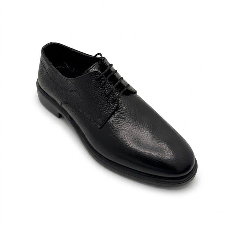 Grand Oxford Men's Leather Shoes - Black (44) 2