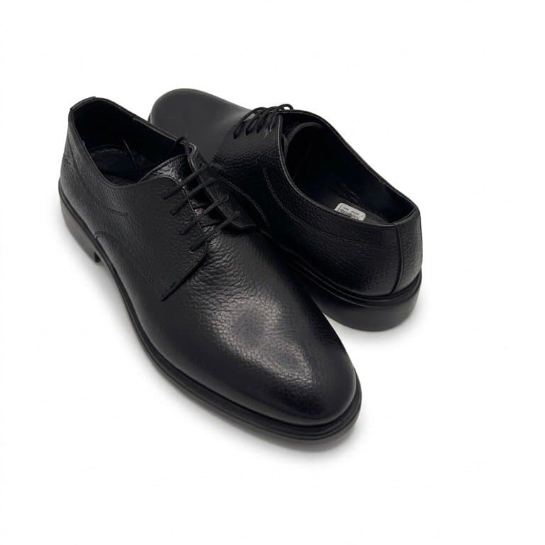 Grand Oxford Men's Leather Shoes - Black (44) 3