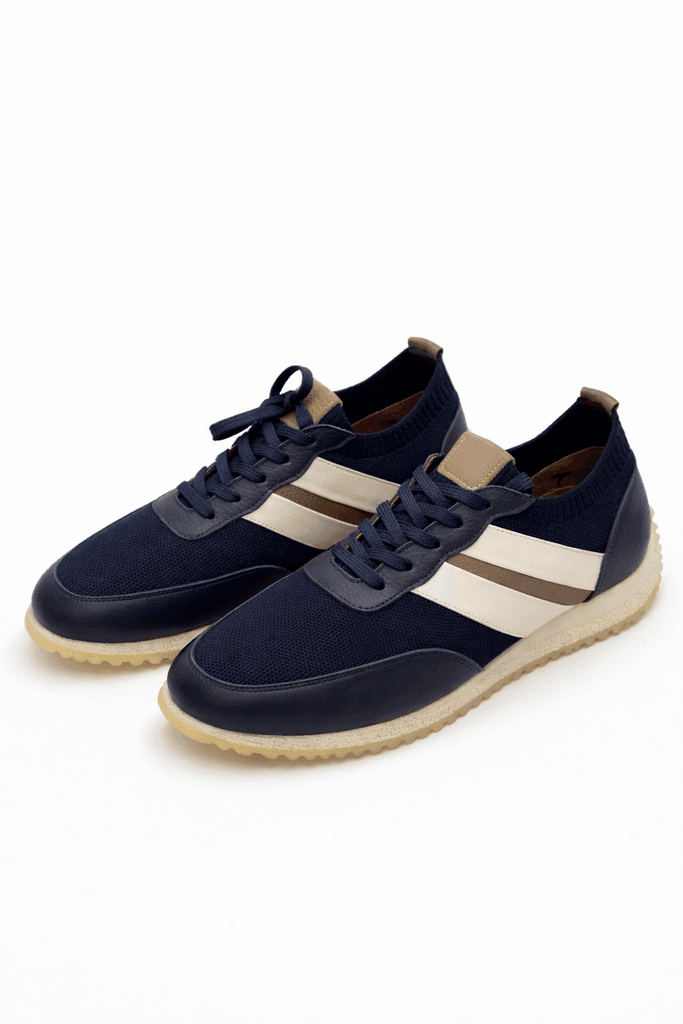 Grand Oxford Men's Shoes - Navy Blue (44)