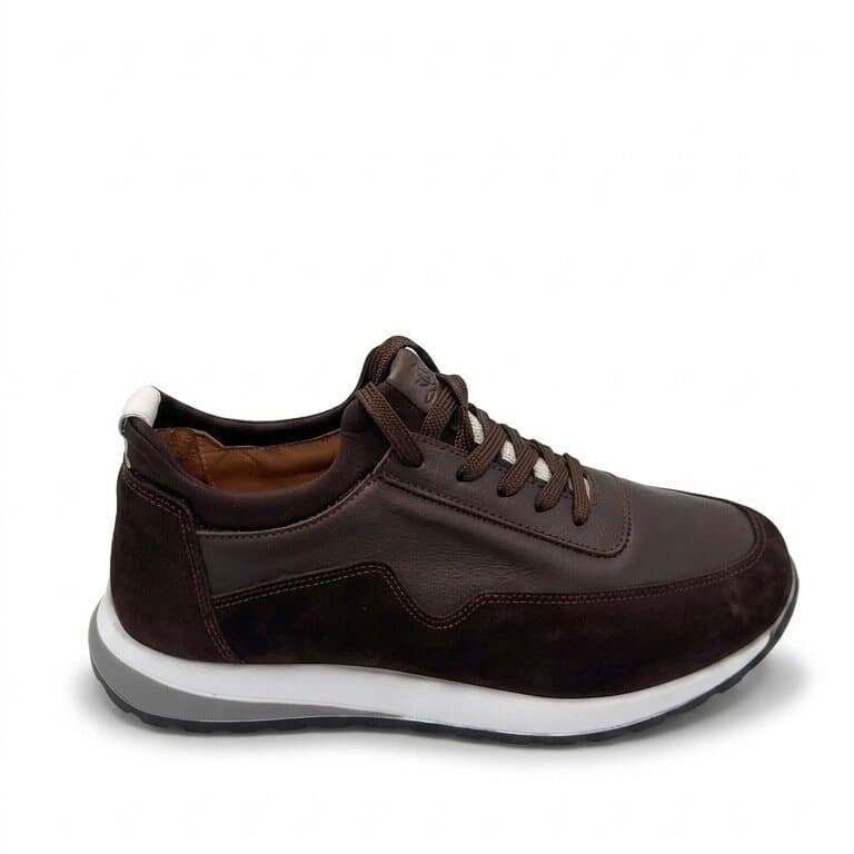 Grand Oxford Men's Leather Shoes - Dark Brown (44) 3