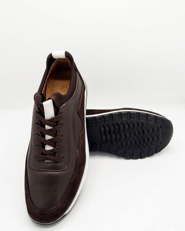 Grand Oxford Men's Leather Shoes - Dark Brown (44) 4