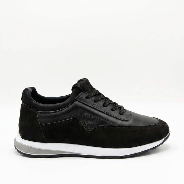 Grand Oxford Men's Leather Shoes - Black (44) 3