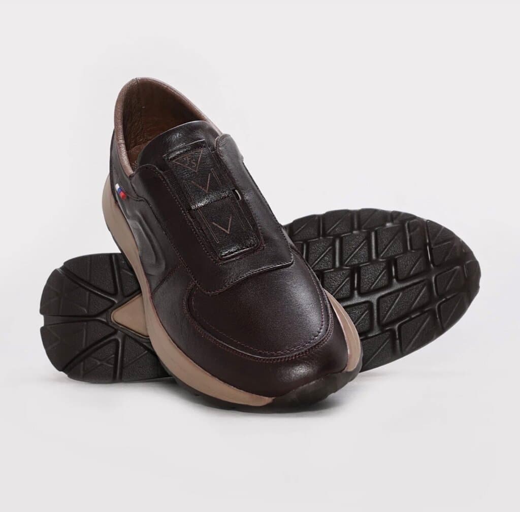 Grand Oxford Men's Leather Shoes - Dark Brown (44) 4