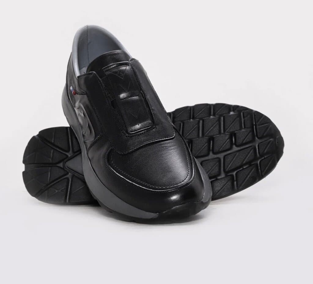 Grand Oxford Men's Leather Shoes - Black (44) 4