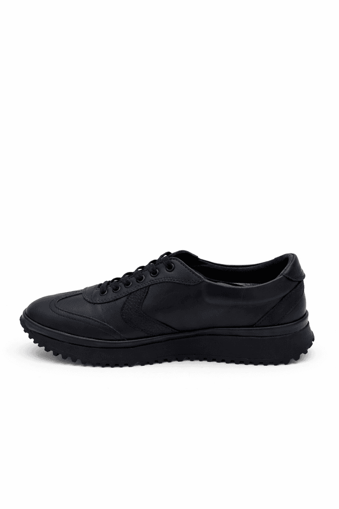 Grand Oxford Men's Leather Shoes - Black (44) 2