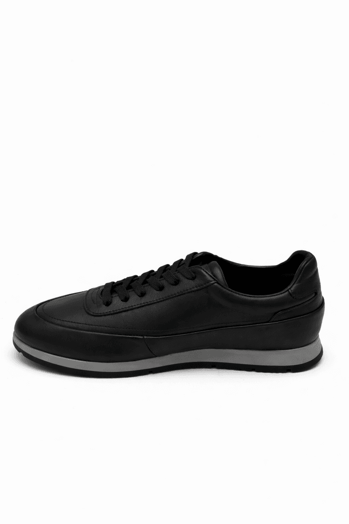 Grand Oxford Men's Leather Shoes - Black (44) 2