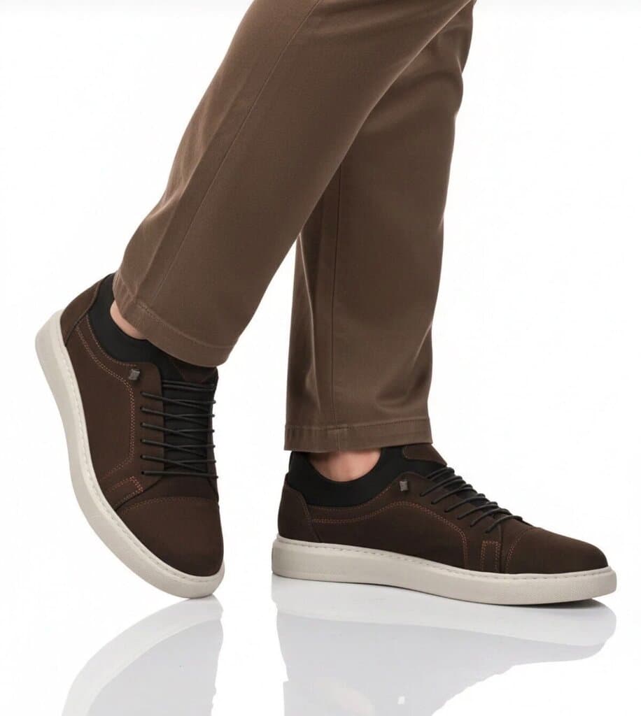 Grand Oxford Men's Leather Shoes - Dark Brown (44)